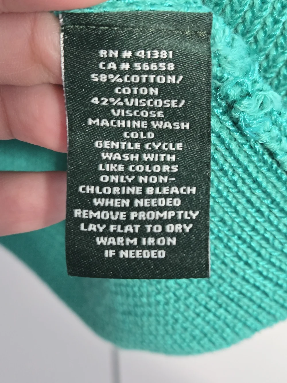 Lauren Ralph Lauren Cable Knit Dolman Sweater Top Green Size Large